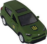 Машинка TechnoDrive серії Шеврони Героїв TOYOTA RAV4 "СУХОПУТНІ ВІЙСЬКА ЗСУ" {1403-piho}, фото 7