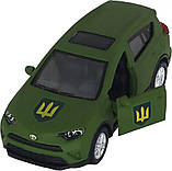 Машинка TechnoDrive серії Шеврони Героїв TOYOTA RAV4 "СУХОПУТНІ ВІЙСЬКА ЗСУ" {1403-piho}, фото 9