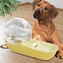 Автоматичний USB фонтан LY-470 для котів і собак, 4.5 л, Жовтий (205)