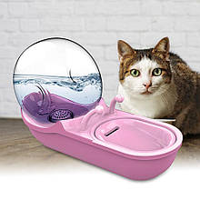 Автоматичний USB фонтан LY-470 для котів і собак, 4.5 л, Рожевий (205)