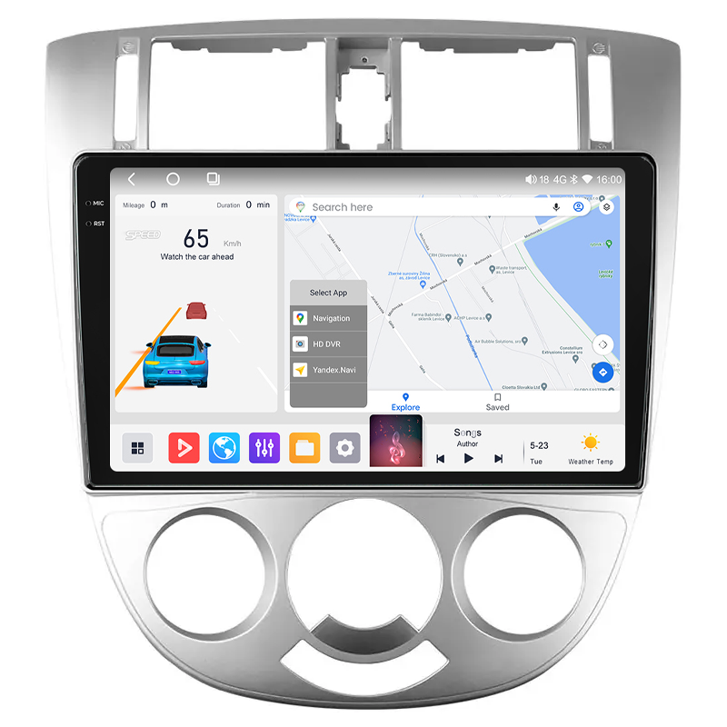 Штатна магнітола Mekede MS 2k Chevrolet Lacetti (2004-2013) CarPlay QleD, фото 1