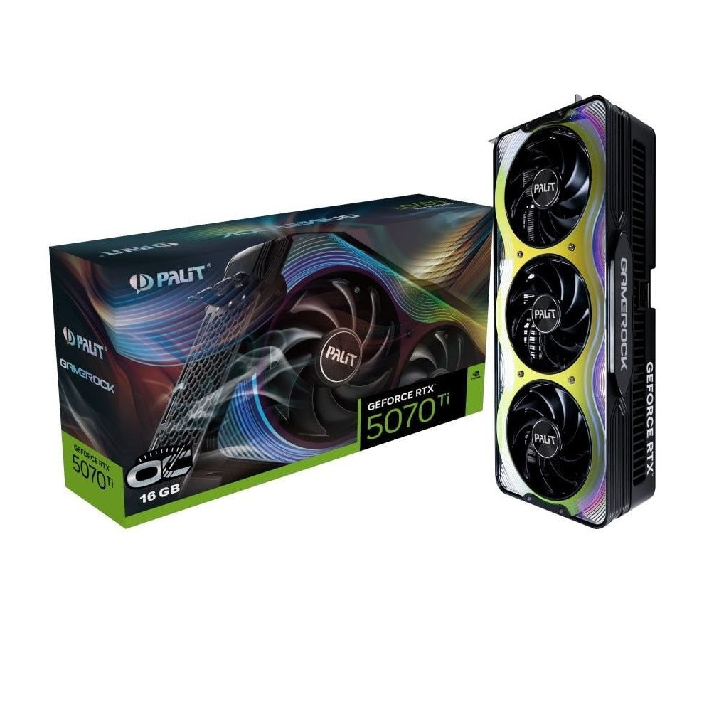 Видеокарта Palit GF RTX 5070 Ti GameRock OC 1