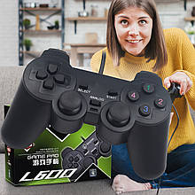 Ігровий дротовий джойстик-геймпад LANJUE L600 USB (206)