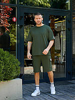 Чоловічий костюм на літо з двунитки. Кольори: сірий, хакі, чорний, меланж. Розміри: 44-46; 48-52; 54-56.