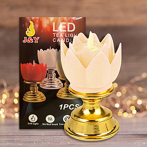 Світлодіодна свічка Чайна троянда Led tea light candles, фото 1