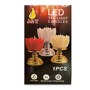 Світлодіодна свічка Чайна троянда Led tea light candles, фото 3