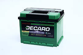 Акумулятор 60Ah-12v DECARO MASTER (242x175x190),L,EN580 6СТ-60 А3 (1) M