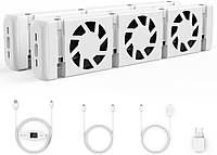 Вентилятор радіатора для обігрівачів і підігрівачів для підвищення ефективності опалення HOPPE'S QJRV-02 White