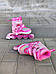 Ролики дитячі CT Barbie 602 зі світними колесами, фото 5