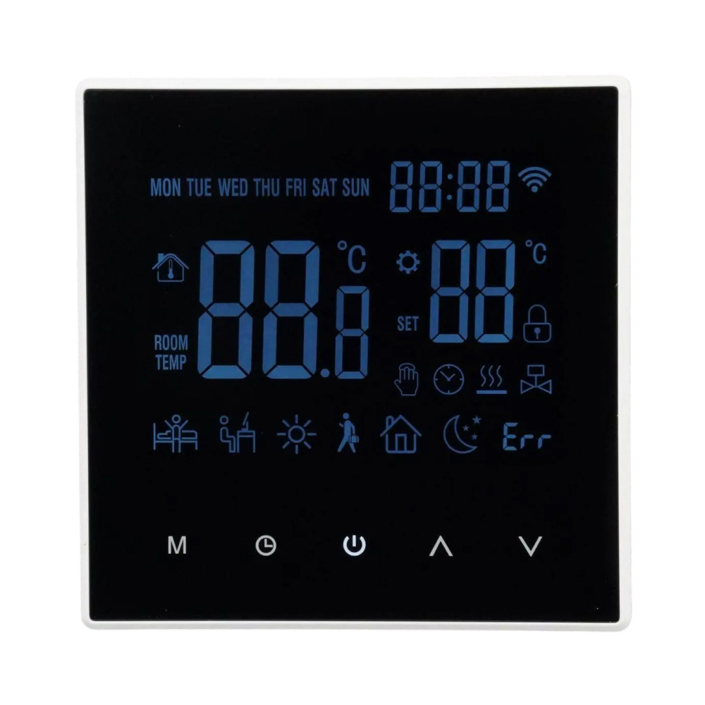 Тепла підлога терморегулятор з дисплеєм сенсор + Wi-Fi ME88H Wi-Fi