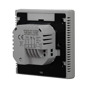 Тепла підлога терморегулятор з дисплеєм сенсор + Wi-Fi ME88H Wi-Fi, фото 3