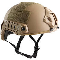 СТАНАЙКБОЛНИЙ шолом Emerson Gear FAST MH Eco койот з регулюванням розміру
