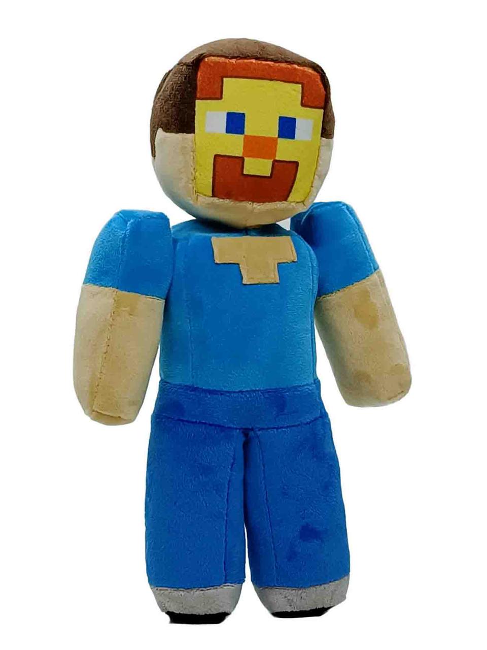 М'яка іграшка Стів Minecraft (26 см) - плюшева лялька Стів із Майнкраф 00663-7