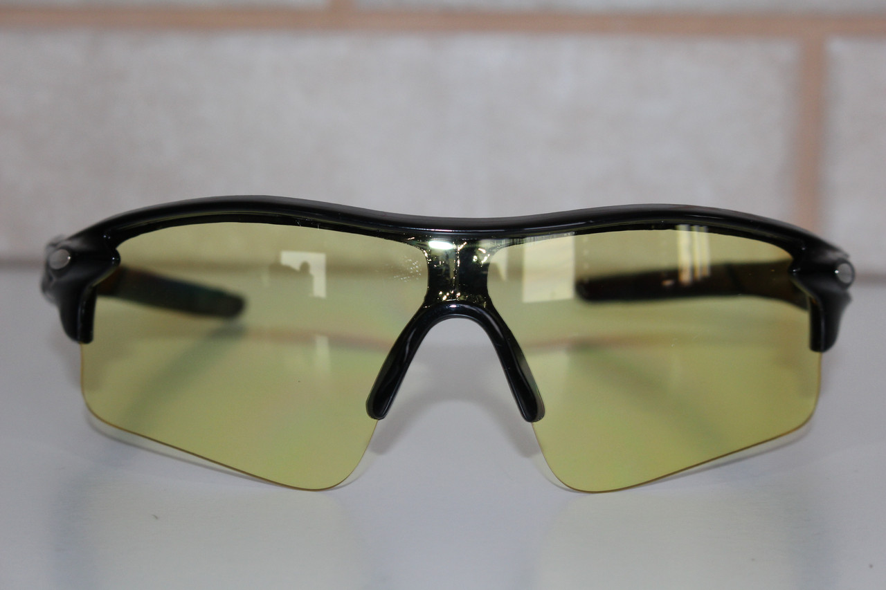 Спортивні велоокуляри від сонця і пилу для активного відпочинку жовті, фото 1