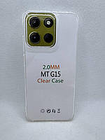 Прозорий силіконовий чохол 2 мм для Motorola Moto G15