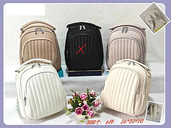 Жіночий рюкзак міський на блискавці з кишенею зі штучної шкіри в різних кольорах Zhenya