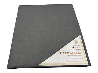 Простирадло "Solid Dark Grey" | 200х220 см Бязь