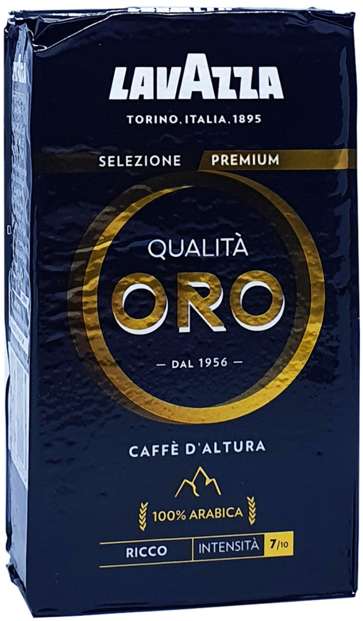 Оригінал! Кава мелена Lavazza Qualita Oro Mountain Grown 250г
Lavazza Oro caffe d'altura високогірна 100% арабіка оновлений дизайн