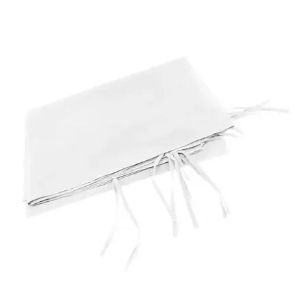 Бічна стінка 10.5 м на намет 3*4.5 м водовідштовхувальна біла на зав'язках, фото 2