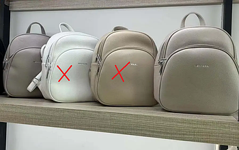 Жіночий рюкзак 28*24 см на блискавці з кишенею зі штучної шкіри в різних кольорах Zhenya