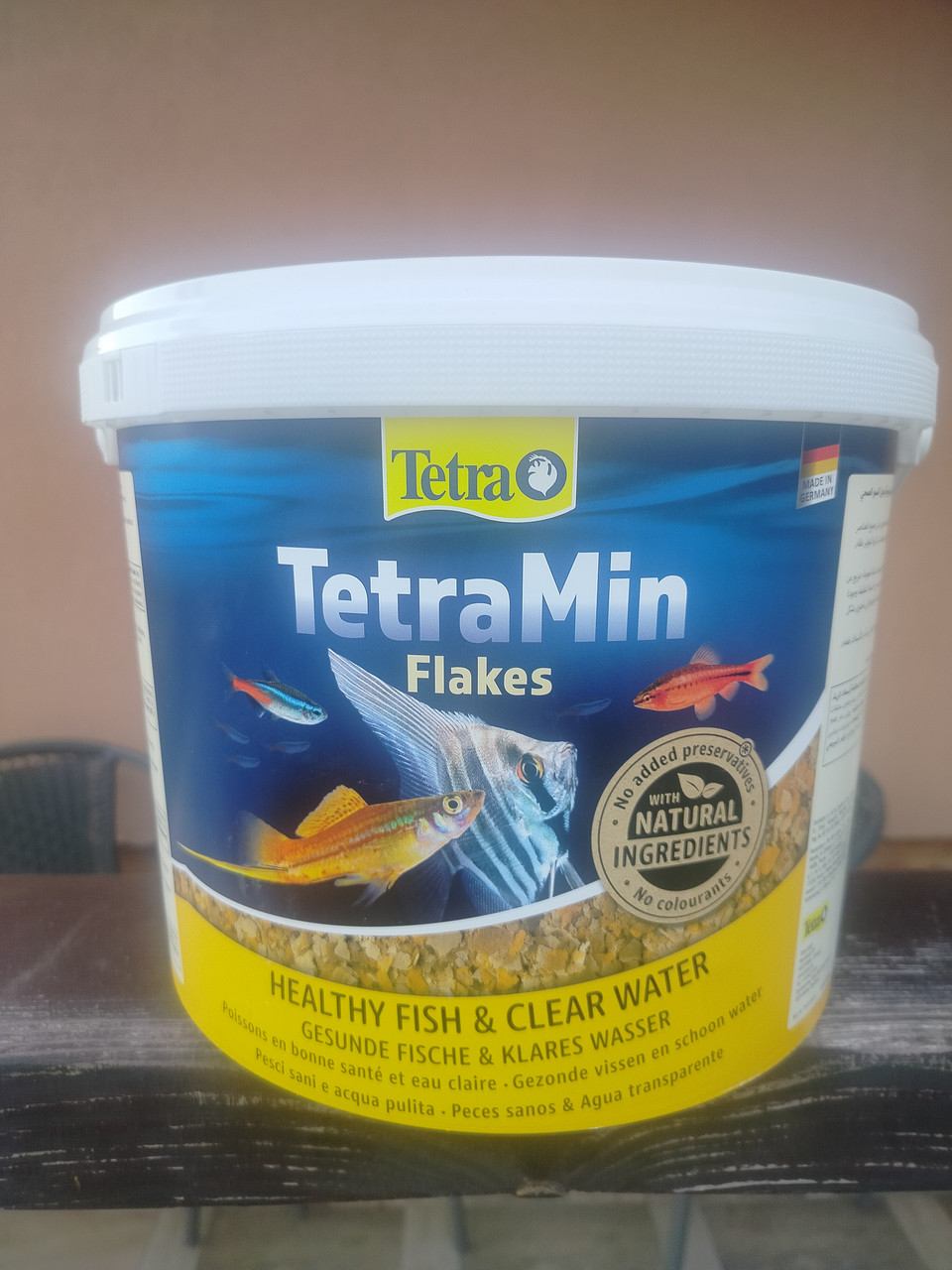 Корм для риб Tetra Min 10 л Акваріумний корм Корм для акваріумних риб тетра Корм для риб акваріум, фото 1