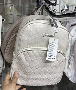 Жіночий рюкзак на блискавці з кишенею зі штучної шкіри в різних кольорах Zhenya