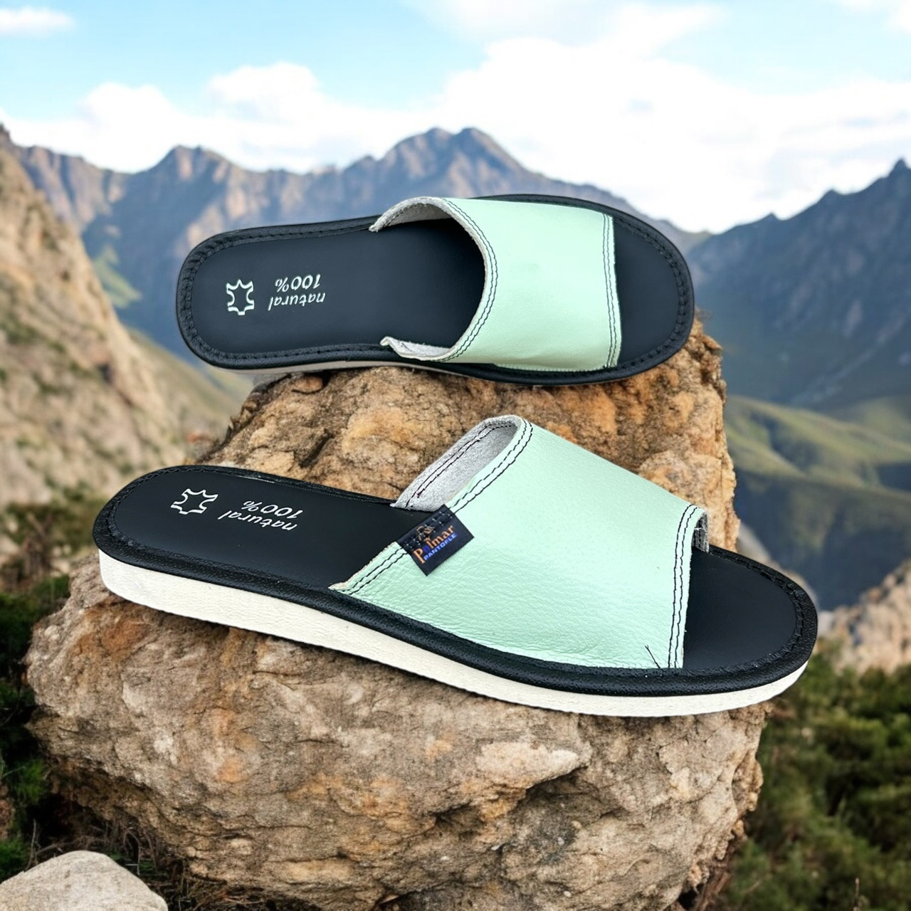 Шкіряні жіночі капці 211-36, фото 1