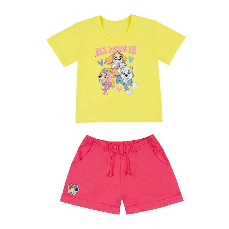 Костюм літній для дівчинки Mareks Жовтий на зріст 98 (70034 НН)