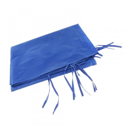 Бічна стінка 6 м на намет 2*2 м водовідштовхувальна синя на зав'язках, фото 2