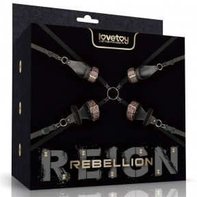 Набір фіксаторів на руки та ноги Rebellion Reign Under Mattress Restraint