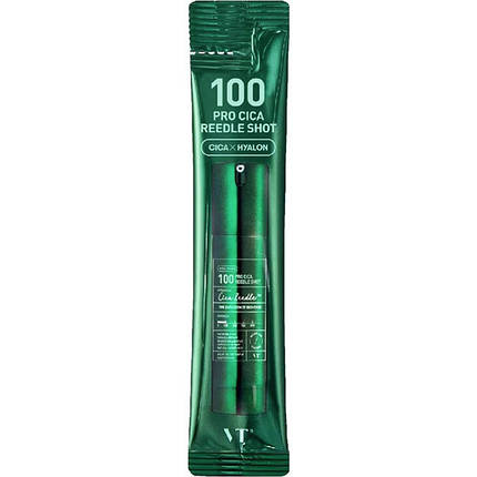 Серум-бустер з мікроголками для чутливої шкіри VT Cosmetics Pro Cica Reedle Shot 100, 2 мл, фото 1
