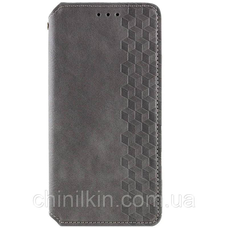 Чохол-книжка GETMAN Cubic для Xiaomi Redmi 15C (UA/Europe 173mm)- сірий, фото 1