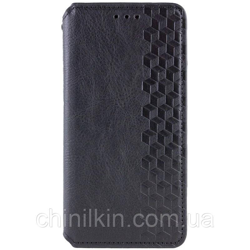 Чохол-книжка GETMAN Cubic для Xiaomi Redmi 15C (UA/Europe 173mm)- чорний, фото 1