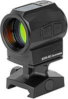 Коліматорний приціл Holosun SCRS RD 2 MOA (RED) із сонячною батареєю на Weaver