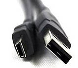 Кабель Mini - USB для плеєрів, колонок, відеореєстраторів / 2 метра / Чорний, фото 2