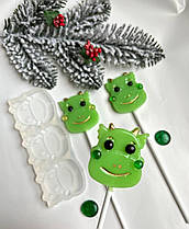 Силіконовий молд для льодяників "Дракончик"