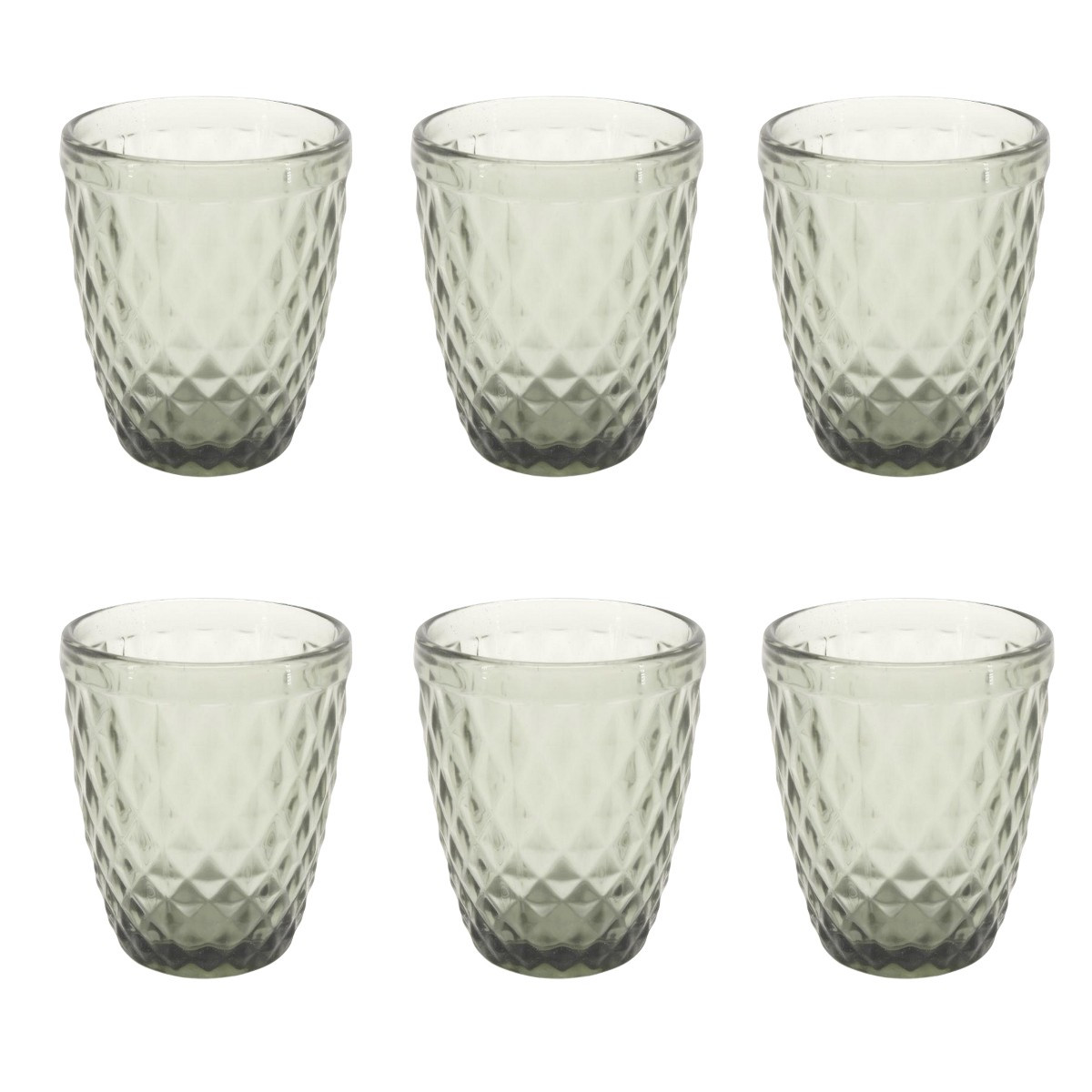 Набір склянок Garbo Glassware 6 шт 270 мл (5209DZS) Smoky grey