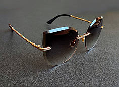 Сонцезахисні окуляри жіночі GUVIVI коричневий колір