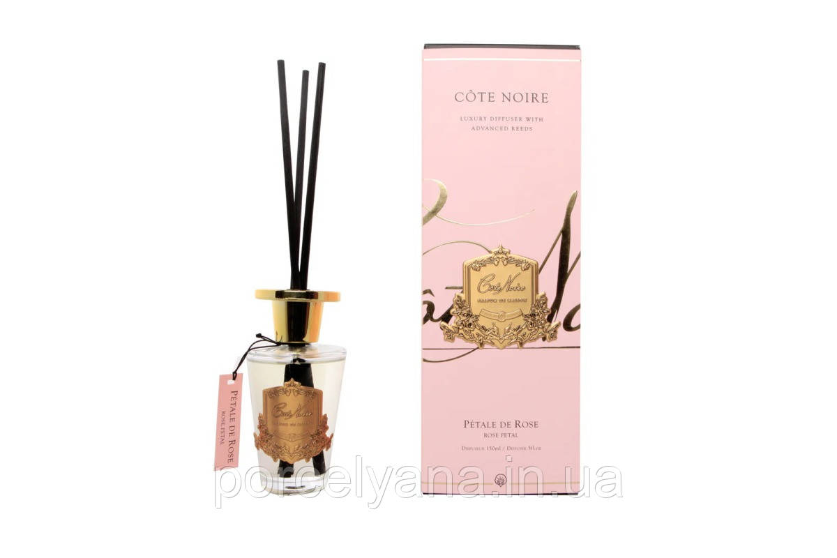 Аромадифузор Cote Noire Petale de Rose золото 150 мл, фото 1
