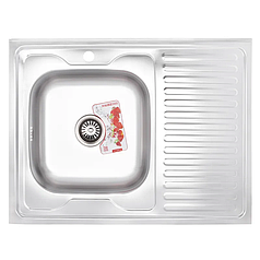 Мийка кухонна ZERIX Z8060L-06-160P (POLISH) (ZS0602)