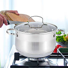 Каструля Maestro 3512-20 діаметр 20 см, об'єм 3,9 л з кришкою (235)