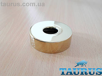 Золотий круглий фланець ThermoPulse Gold розмір D62 мм / висота 18 мм, під внутрішній розмір 1/2" (20мм). Латунь