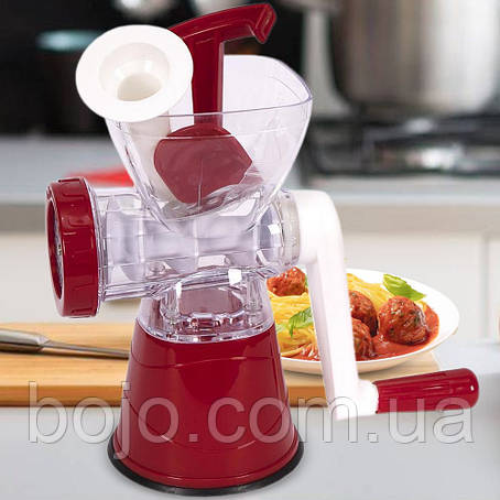 Ручна м'ясорубка Find Back RF706 Super Mincer Grater, Червоний, фото 1