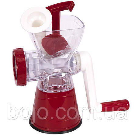 Ручна м'ясорубка Find Back RF706 Super Mincer Grater, Червоний, фото 3
