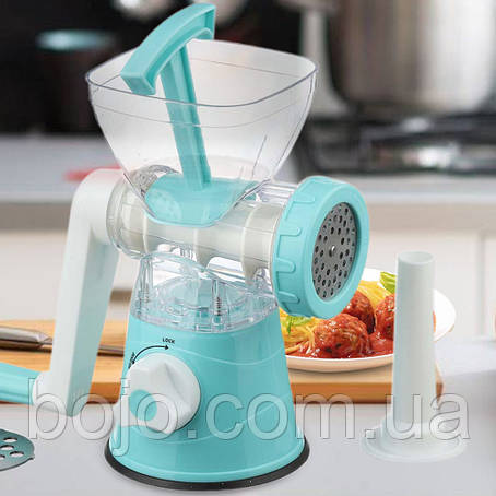 Ручна м'ясорубка Find Back RF706 Super Mincer Grater, Блакитний, фото 1