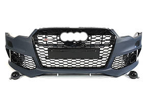 Передній бампер ( в стилі RS6 ) на Audi A6 C7 2011-2014 року