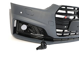 Передній бампер ( в стилі S5 ) V1 на Audi A5 B9 2016-2020 року, фото 2