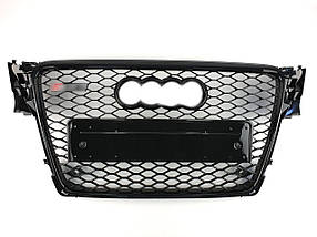 Решітка радіатора Full Black ( в стилі RS4 ) на AUDI A4 B8 2007-2011 року