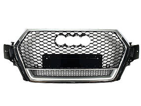 Решітка радіатора Chrome Black ( в стилі RSQ7 quattro ) на Audi Q7 4M 2015-2020 року