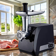 Електрична м'ясорубка Maestro MR-855 для обробки м'яса, риби та овочів, 800 Вт (235)